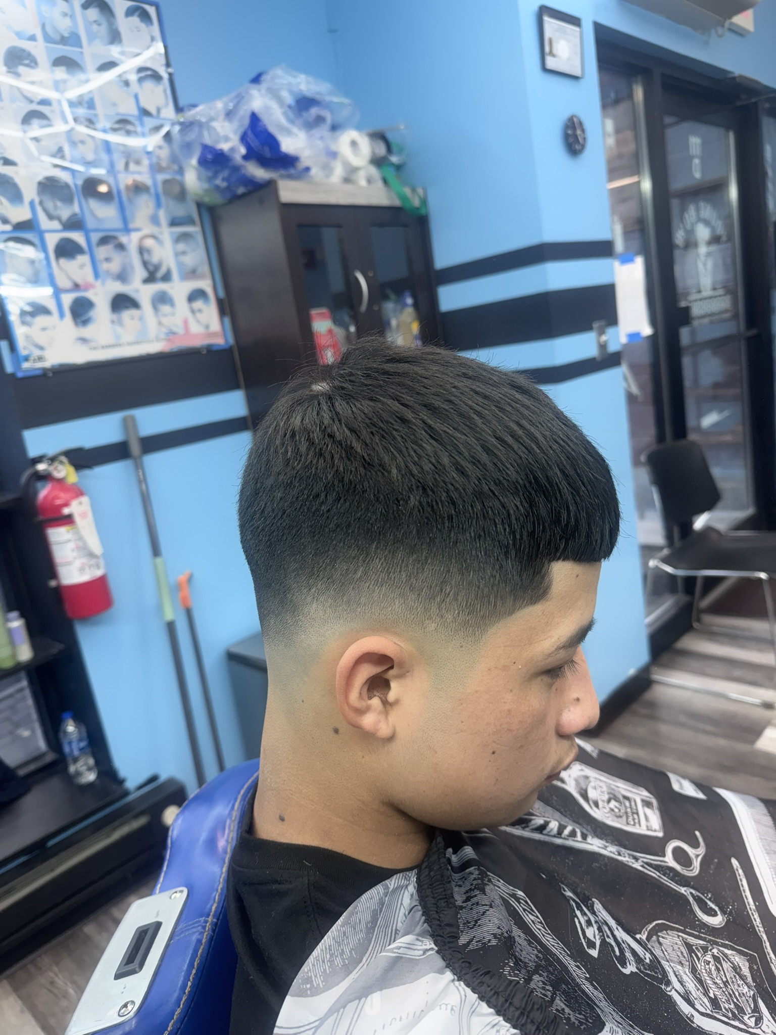 Mid skin fade